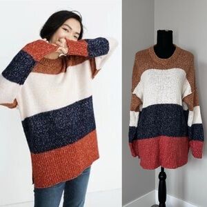 Madewell Oversized Pullover Knit Sweater women’s size medium